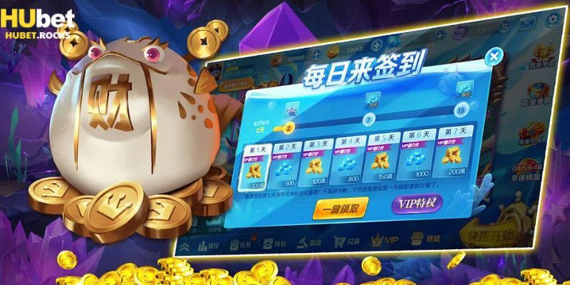 Bắn cá H5 chơi ngay đổi thưởng siêu to tại Hubet